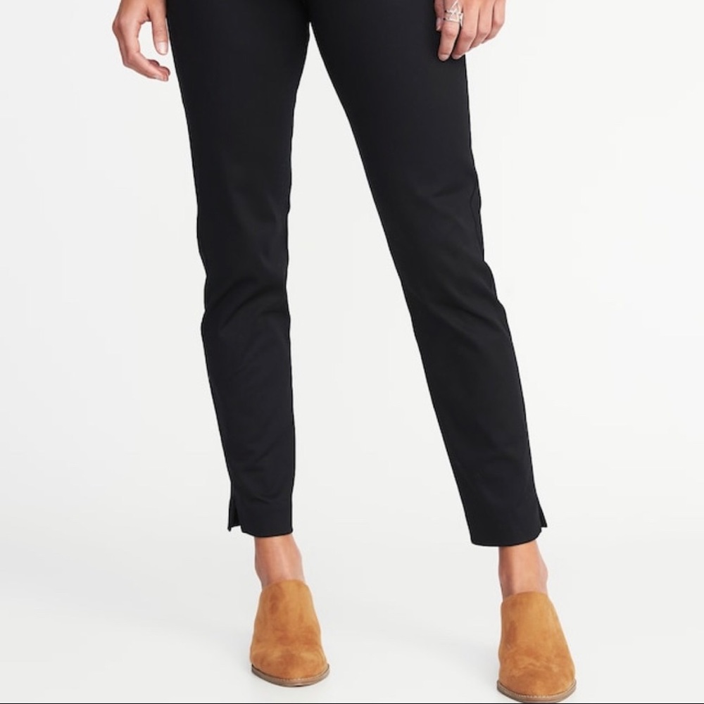 TALL High Rise Skinny Ankle Pants NWT Black